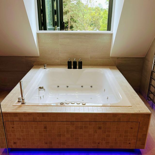 Square Jacuzzi Bath Fitted in Loughton